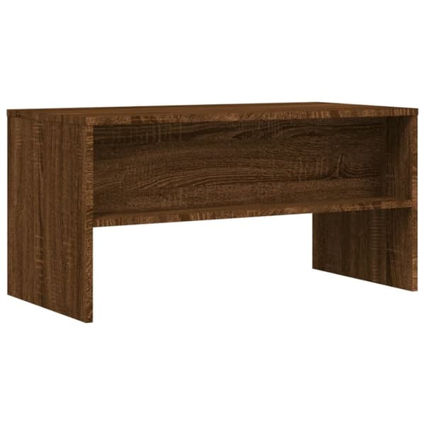 vidaXL Tv-bänk brun ek 80x40x40 cm konstruerat trä