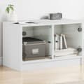 Miniatyrbilde 11 av 11: vidaXL TV-benk med dør hvit 68x37x42 cm