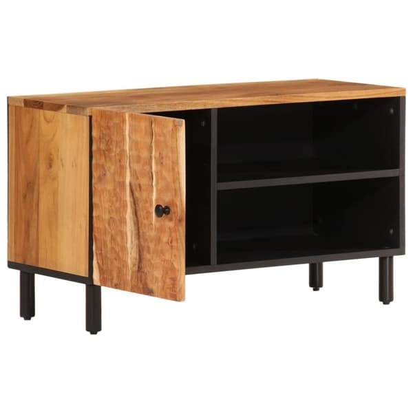 vidaXL TV-benk 80x33x46 cm heltre akasie