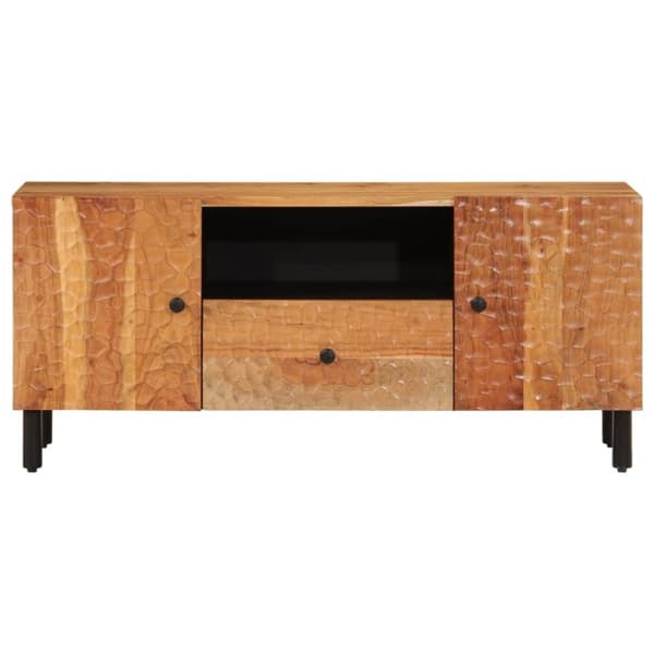 vidaXL TV-taso 105x33x46 cm täysi akaasiapuu