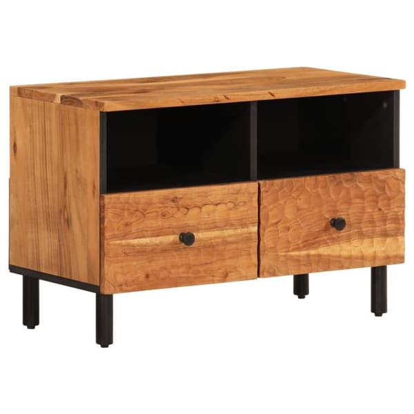 vidaXL TV-taso 70x33x46 cm täysi akaasiapuu