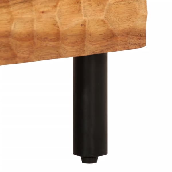 vidaXL Tv-bänk 70x33x46 cm massivt akaciaträ