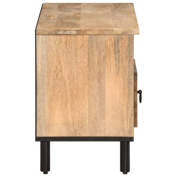 vidaXL tv-bord 100x33x46 cm massivt mangotræ