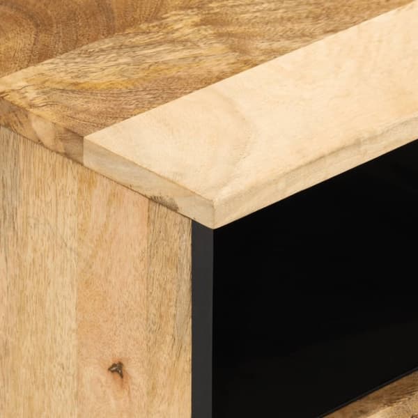 vidaXL TV-benk 100x33x46 cm heltre mango