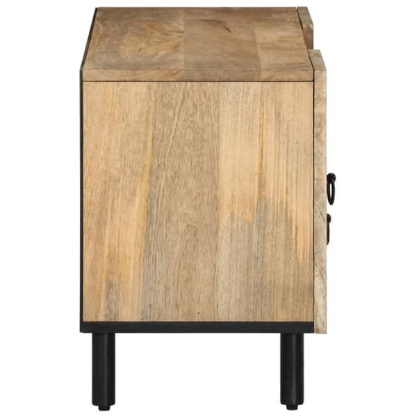 vidaXL TV-benk 105x33x46 cm heltre mango