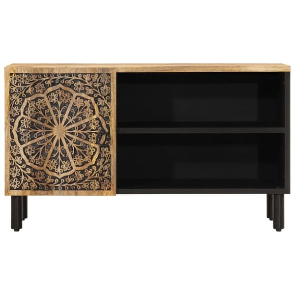 vidaXL TV-taso 80x31x46 cm täysi mangopuu