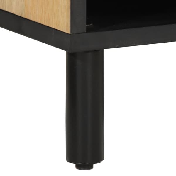 vidaXL TV-taso 80x33x46 cm täysi mangopuu