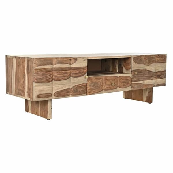 TV-kalusteet DKD Home Decor Aallot Ruskea Vaaleanruskea Puu 145 x 45 x 46 cm