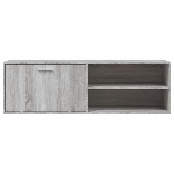 vidaXL TV-benk grå sonoma 120x34x37 cm sponplate