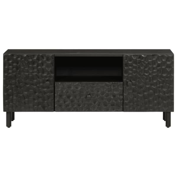 vidaXL TV-benk 105x33x46 cm heltre mango