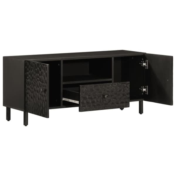vidaXL TV-benk 105x33x46 cm heltre mango