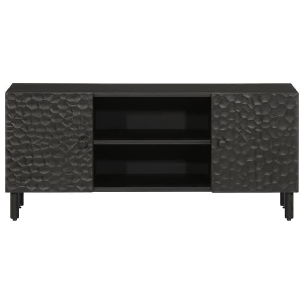 vidaXL TV-benk 105x33x46 cm heltre mango