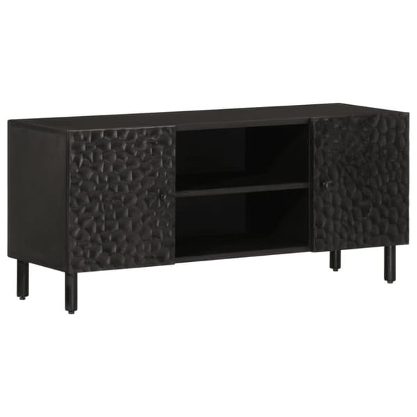 vidaXL TV-benk 105x33x46 cm heltre mango