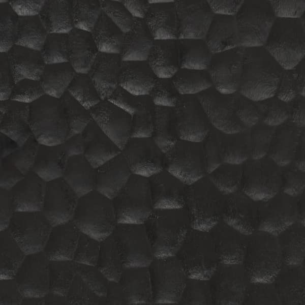 vidaXL TV-taso musta 80x31x46 cm täysi mangopuu