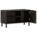 Pikkukuva 2 / 10: vidaXL TV-taso musta 80x31x46 cm täysi mangopuu