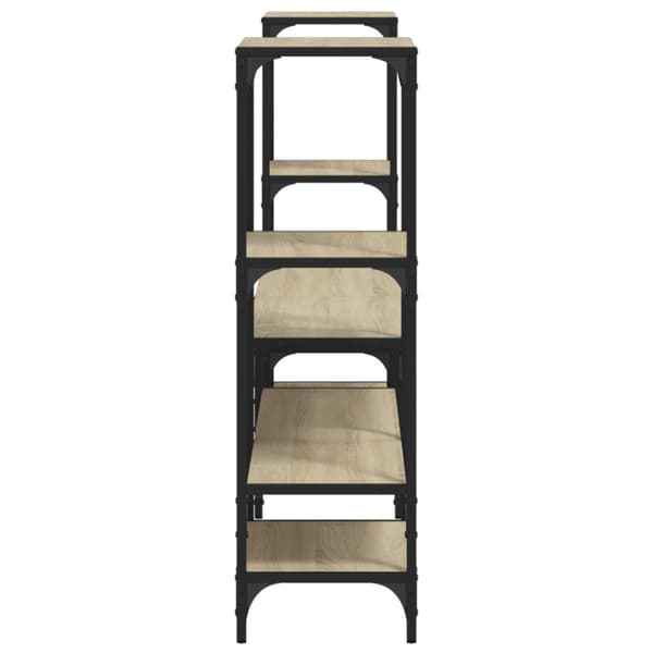vidaXL TV-benk sonoma eik 206,5x28,5x95 cm konstruert tre