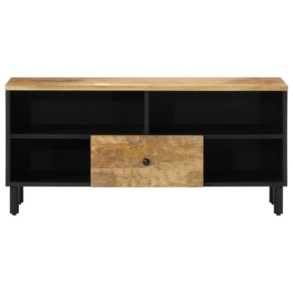 vidaXL TV-benk 100x33x46 cm heltre mango