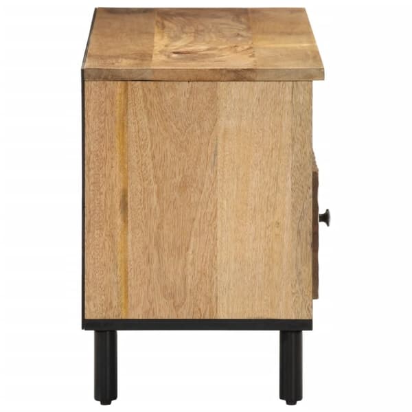 vidaXL TV-benk 100x33x46 cm heltre mango