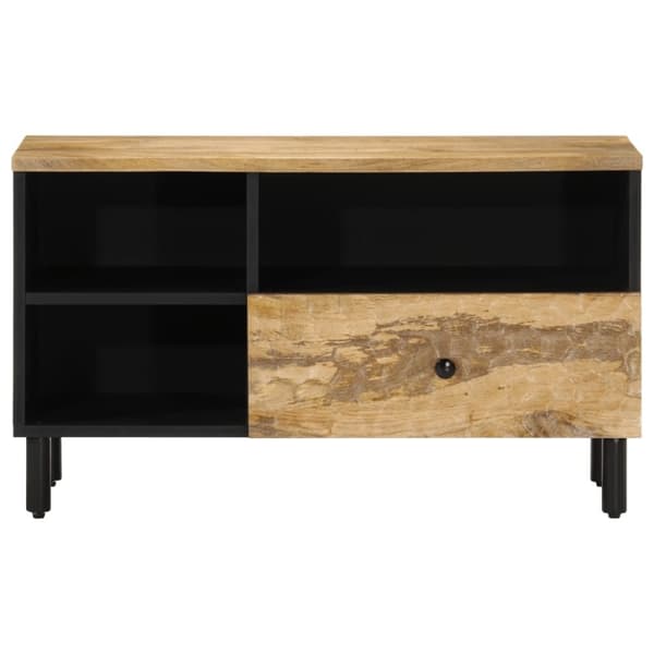 vidaXL Tv-bänk 80x33x46 cm massivt mangoträ