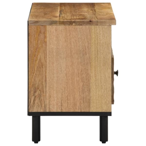 vidaXL Tv-bänk 80x33x46 cm massivt mangoträ