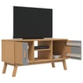Miniatyrbilde 5 av 11: vidaXL TV-benk OLDEN grå og brun 114x43x57 cm heltre furu