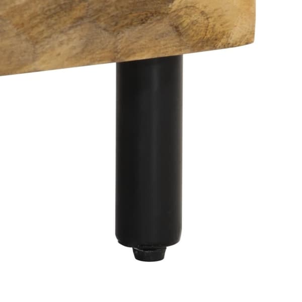 vidaXL TV-benk 100x33x46 cm heltre mango