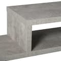 Miniatyrbillede 8 af 10: Rootz TV Wall Cabinet - Lowboard - Hanging Board - TV Cabinet - Console Chipboard - Cement - Grey - 152.4 x 29.8 x 21 cm