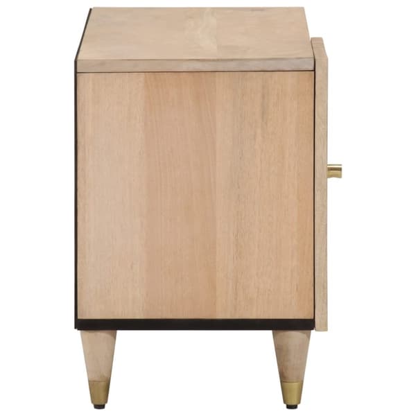 vidaXL TV-benk 80x31x46 cm heltre mango