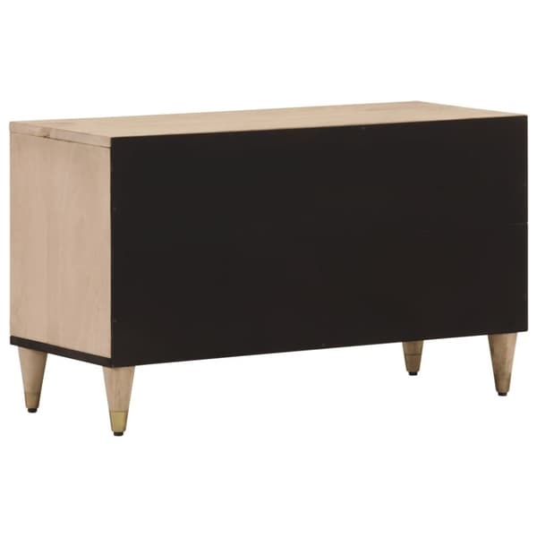 vidaXL TV-benk 80x31x46 cm heltre mango