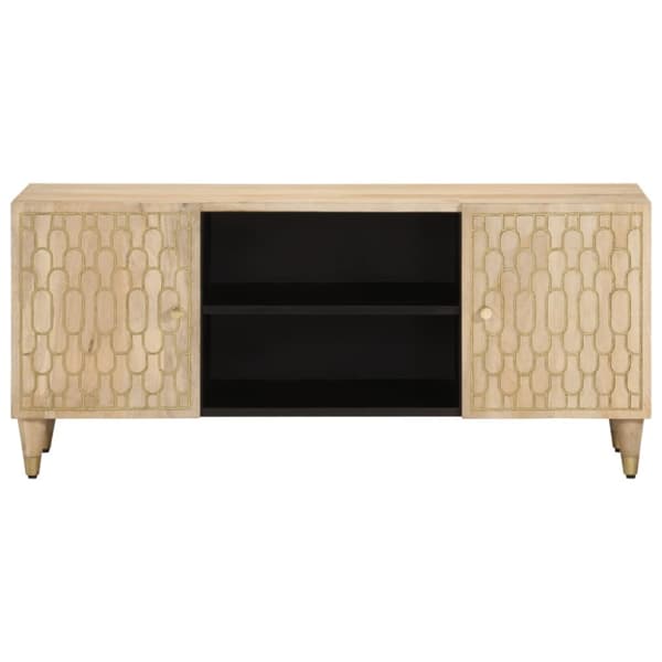 vidaXL tv-bord 105x33x46cm massivt mangotræ