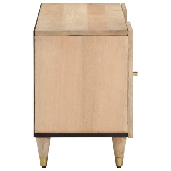 vidaXL tv-bord 105x33x46cm massivt mangotræ