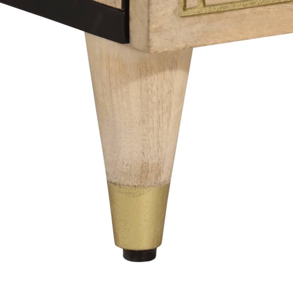 vidaXL tv-bord 105x33x46cm massivt mangotræ
