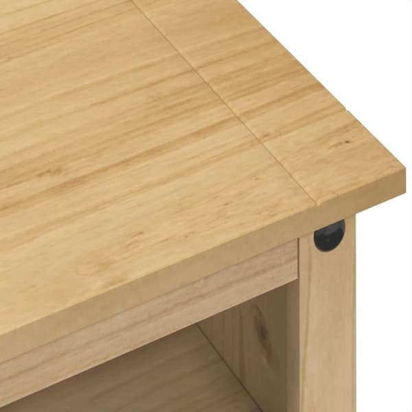 vidaXL TV-benk Corona 100x40x52 cm heltre furu