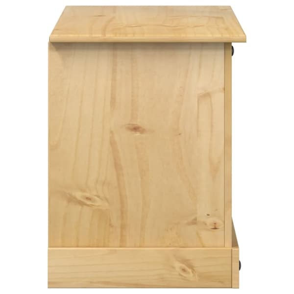 vidaXL TV-benk Corona 100x45x58 cm heltre furu
