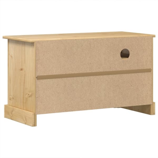 vidaXL TV-benk Corona 100x45x58 cm heltre furu