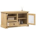 Miniatyrbilde 10 av 10: vidaXL TV-benk Corona 100x45x58 cm heltre furu