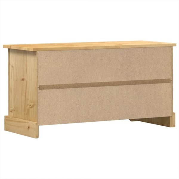 vidaXL tv-bord Corona 100x40x52 cm massivt fyrretræ