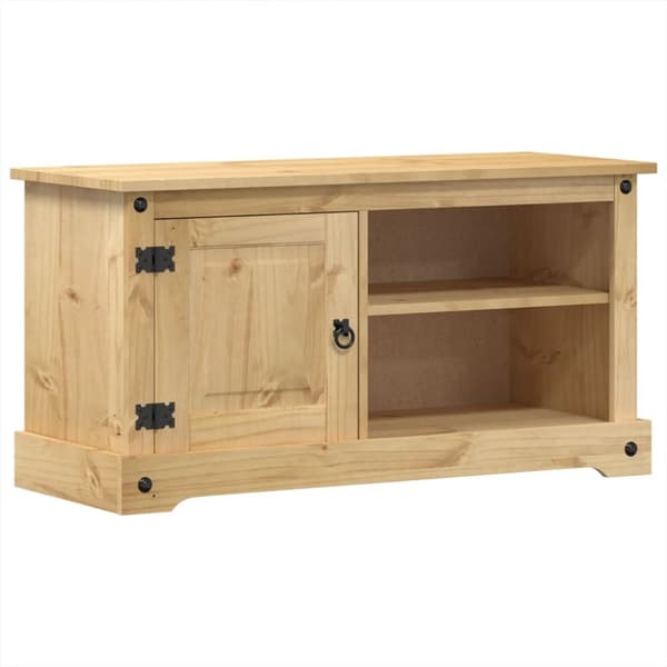 vidaXL tv-bord Corona 100x40x52 cm massivt fyrretræ