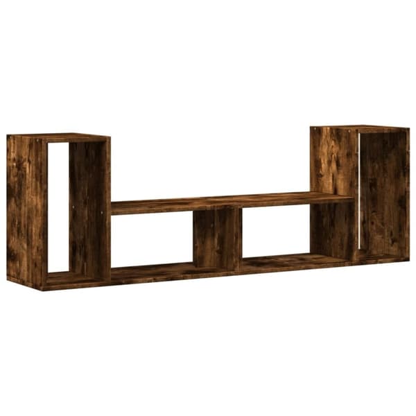 vidaXL tv-borde 2 stk. 75x30x50 cm konstrueret træ røget egetræsfarve