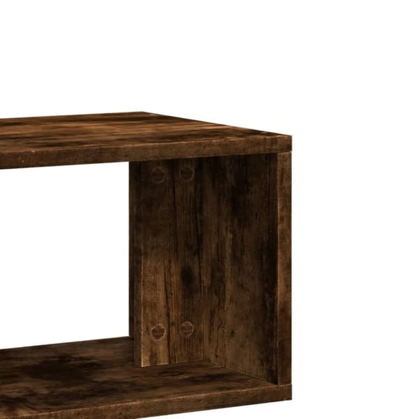 vidaXL tv-borde 2 stk. 75x30x50 cm konstrueret træ røget egetræsfarve