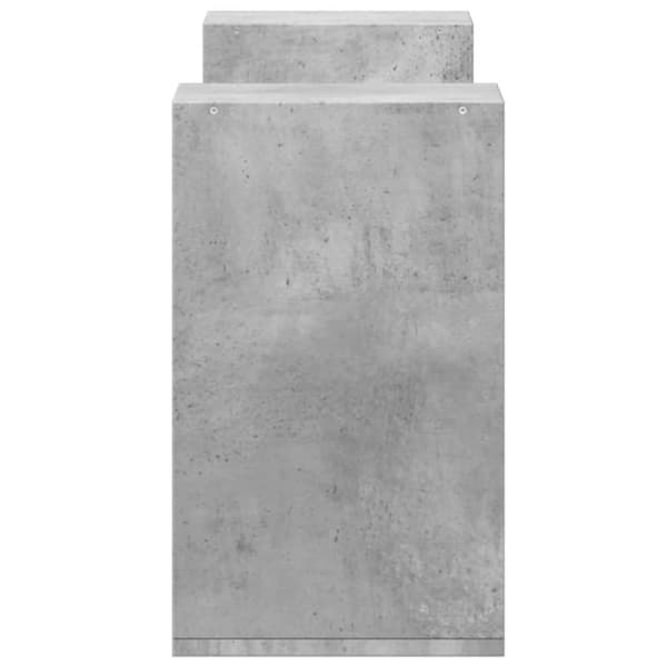 vidaXL TV-benker 2 stk betonggrå 75x30x50 cm konstruert tre