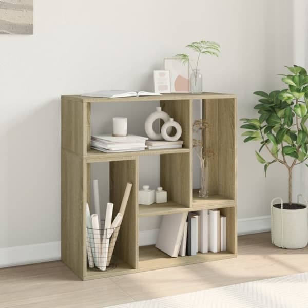 vidaXL TV-benker 2 stk sonoma eik 75x30x50 cm konstruert tre