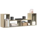 Miniatyrbilde 4 av 11: vidaXL TV-benker 2 stk sonoma eik 75x30x50 cm konstruert tre