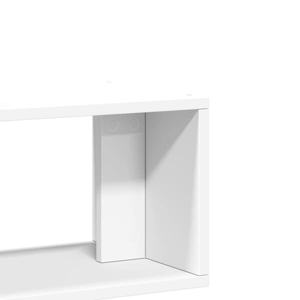 vidaXL TV-skåp 2 st vit 75x30x50 cm konstruerat trä