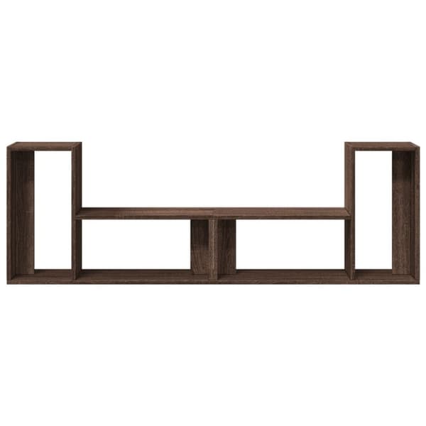 vidaXL Tv-skåp 2 st brun ek 75x30x50 cm konstruerat trä