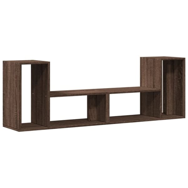 vidaXL tv-borde 2 stk. 75x30x50 cm konstrueret træ brun egetræsfarve