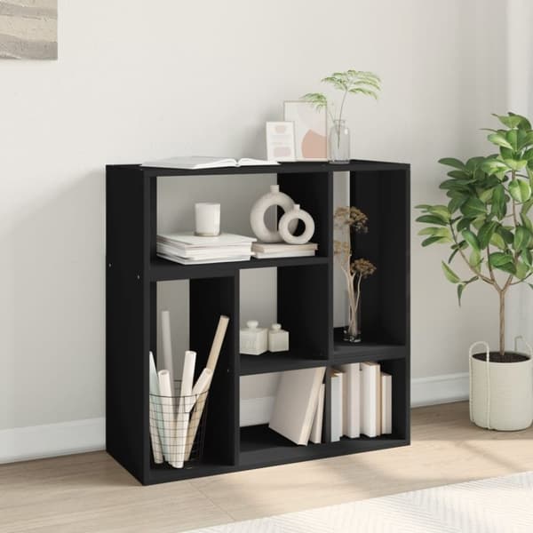 vidaXL TV-benker 2 stk svart 75x30x50 cm konstruert tre