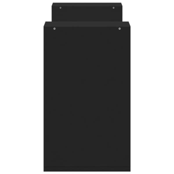 vidaXL TV-benker 2 stk svart 75x30x50 cm konstruert tre