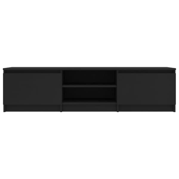 vidaXL Tv-bänk svart 140x40x35,5 cm konstruerat trä - TV-bänkar