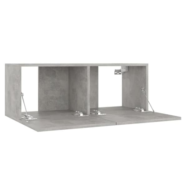 vidaXL TV-taso betoninharmaa 80x30x30 cm tekninen puu - TV-tasot